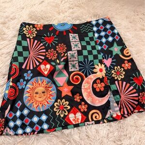 SHEIN Colorful Geometric Women’s Skirt